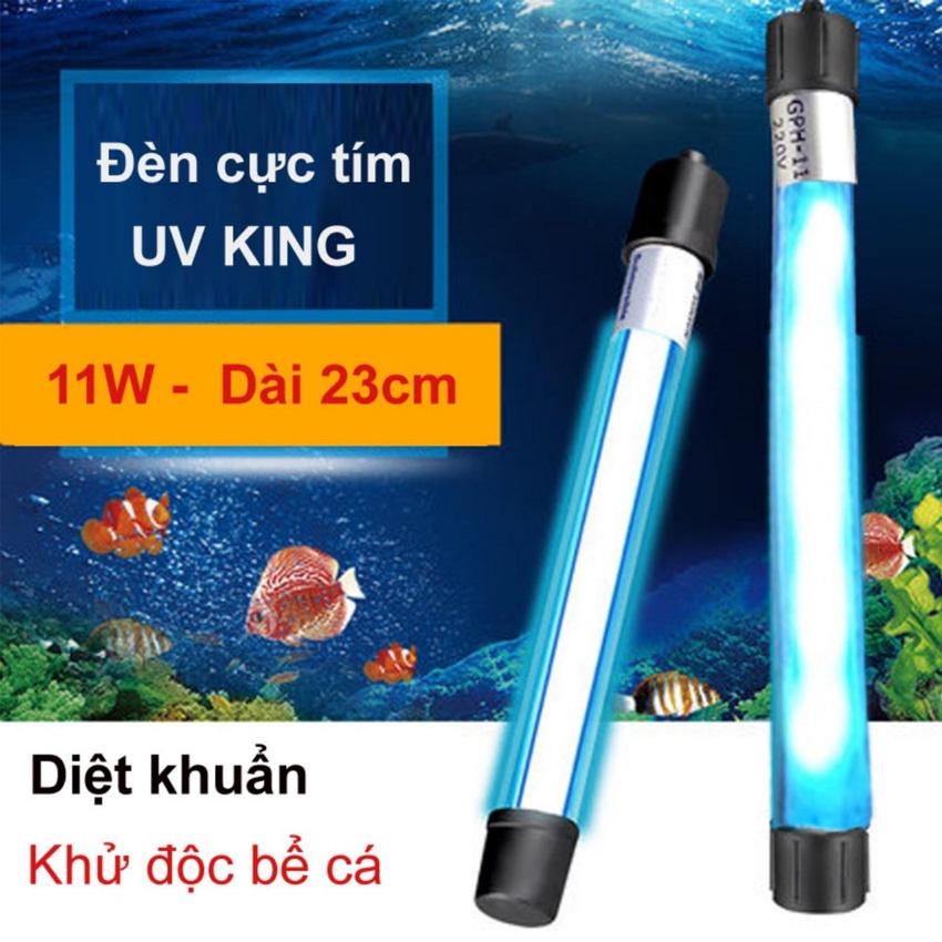 Đèn uv diệt khuẩn diệt tảo có hại cho hồ cá công suất 5w/7w/11w cực tốt