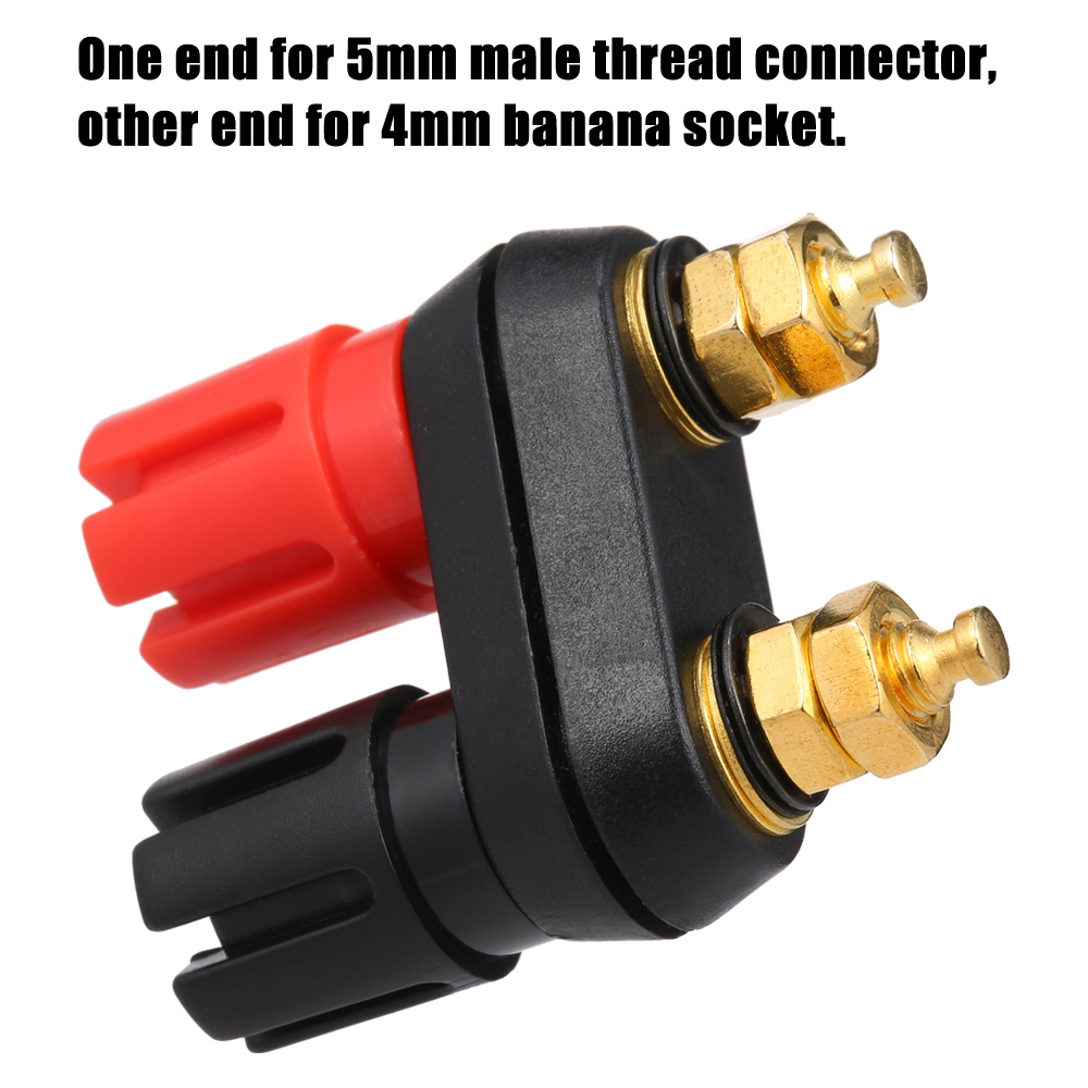 Bộ Điều Hợp Phích Cắm Loa 4mm Có Đầu Nối Phích Chuối Và Phích Cắm Chéo Đèn Lồng