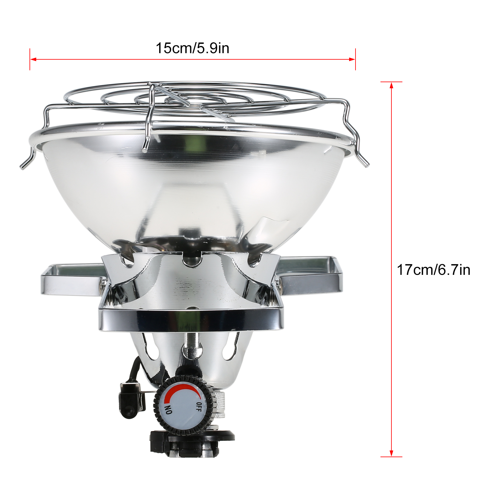 Máy sưởi chạy bằng gas Piezo 1000W di động ngoài trời