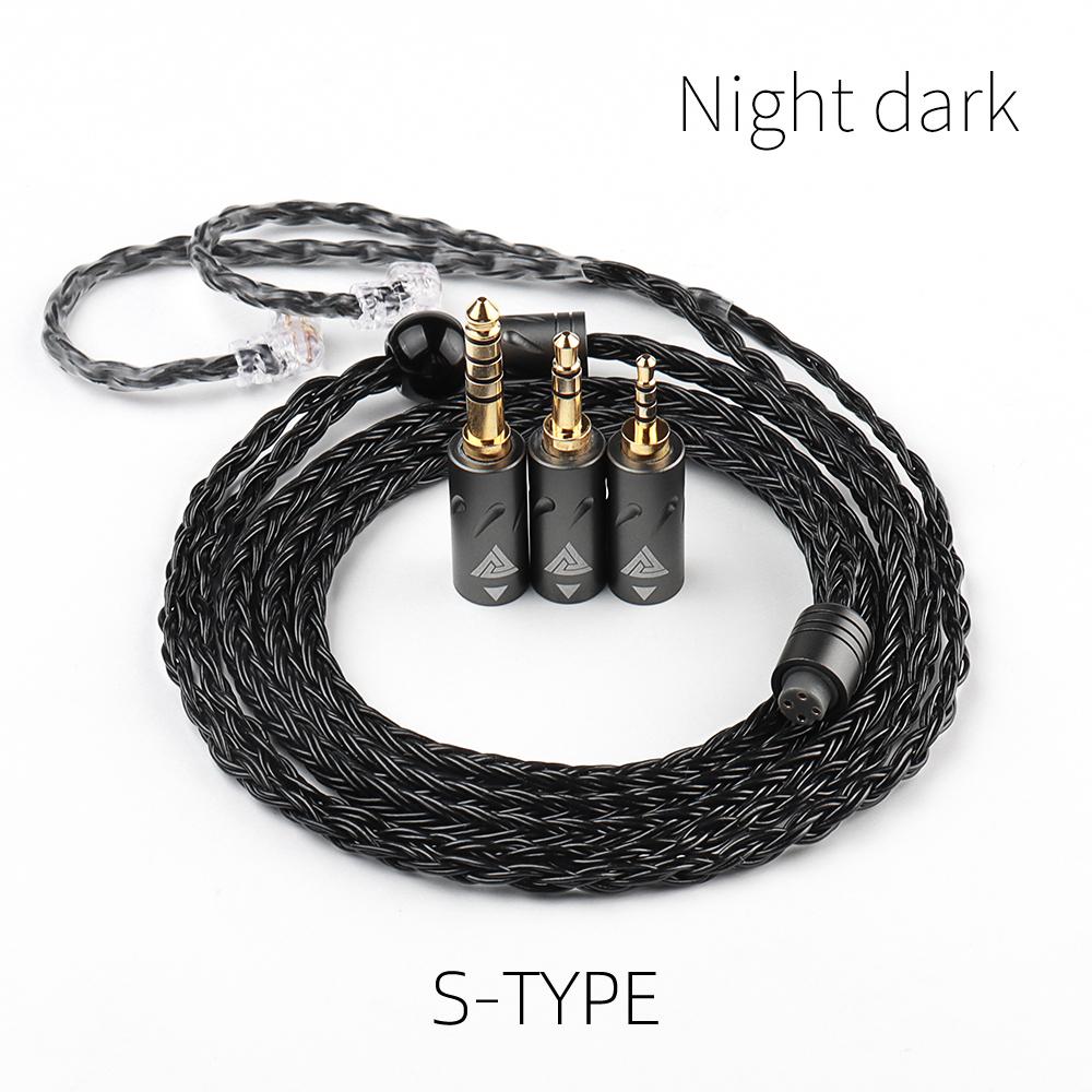 QKZ Q1 Max 16 đứng 352 Tai nghe lõi Cáp nâng cấp Cáp 3 trong 1 MMCX QDC KZ C PIN cho QKZ HBB ZXT AS16 Pro ZSN Pro X