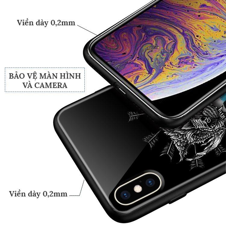 Ốp Lưng Cô Gái Hoa Văn dành cho Iphone 6/6Plus/6S/6S Plus/7/7Plus/8/8Plus/X/Xs/Xs Max/11/11 Promax/12/12 Promax Lpc20120314