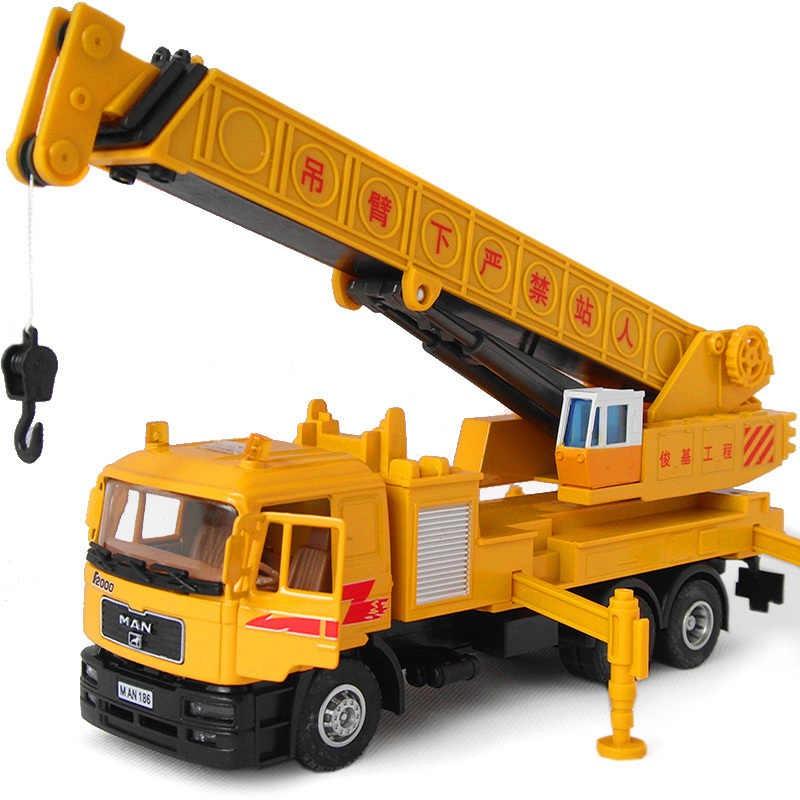 Xe cần cẩu bằng nhựa đẹp - Xe công trình cho bé - Cỡ Lớn đồ chơi cho bé