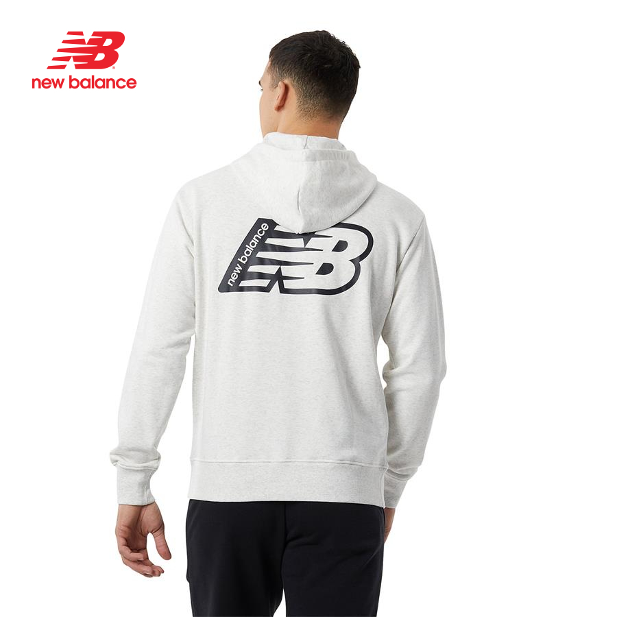 Áo khoác hoodie thời trang nam New Balance LIFESTYLE HOODIES M SEA SALT HEATHER - AMT23511SAH (form châu á)