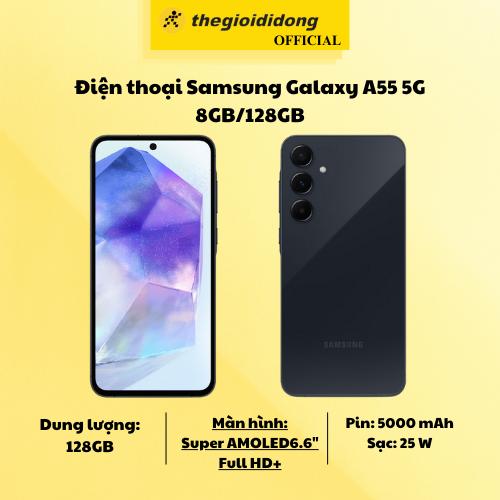 Điện thoại Samsung Galaxy A55 5G 8GB/128GB - Hàng Chính Hãng
