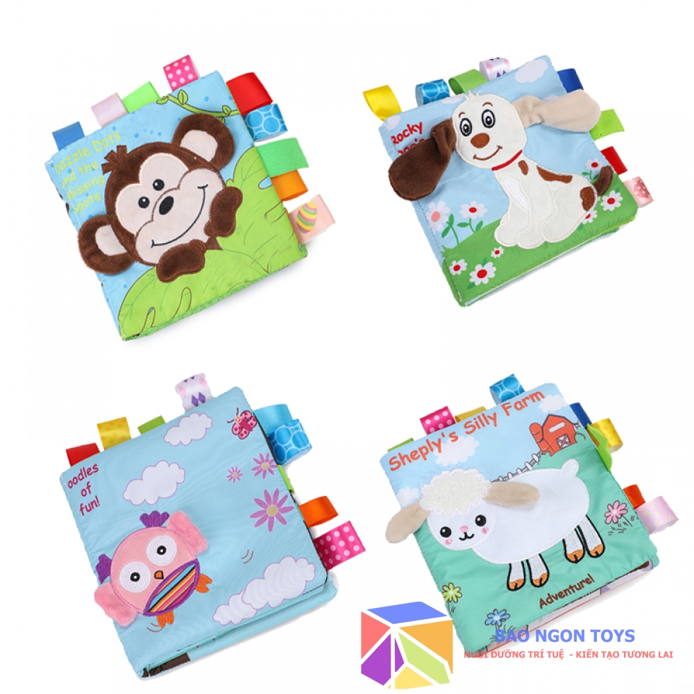 BỘ SÁCH VẢI EHON CHO BÉ TỪ 0 TUỔI, GIÚP BÉ PHÁT TRIỂN TƯ DUY VÀ HÌNH THÀNH CẢM XÚC - NGƯỜI BẠN NHỎ CHO GIẤC NGỦ CỦA BÉ -
