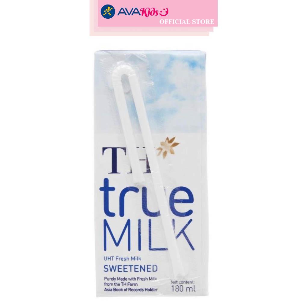 Thùng 48 hộp sữa tươi tiệt trùng TH true MILK có đường 180 ml (từ 1 tuổi)