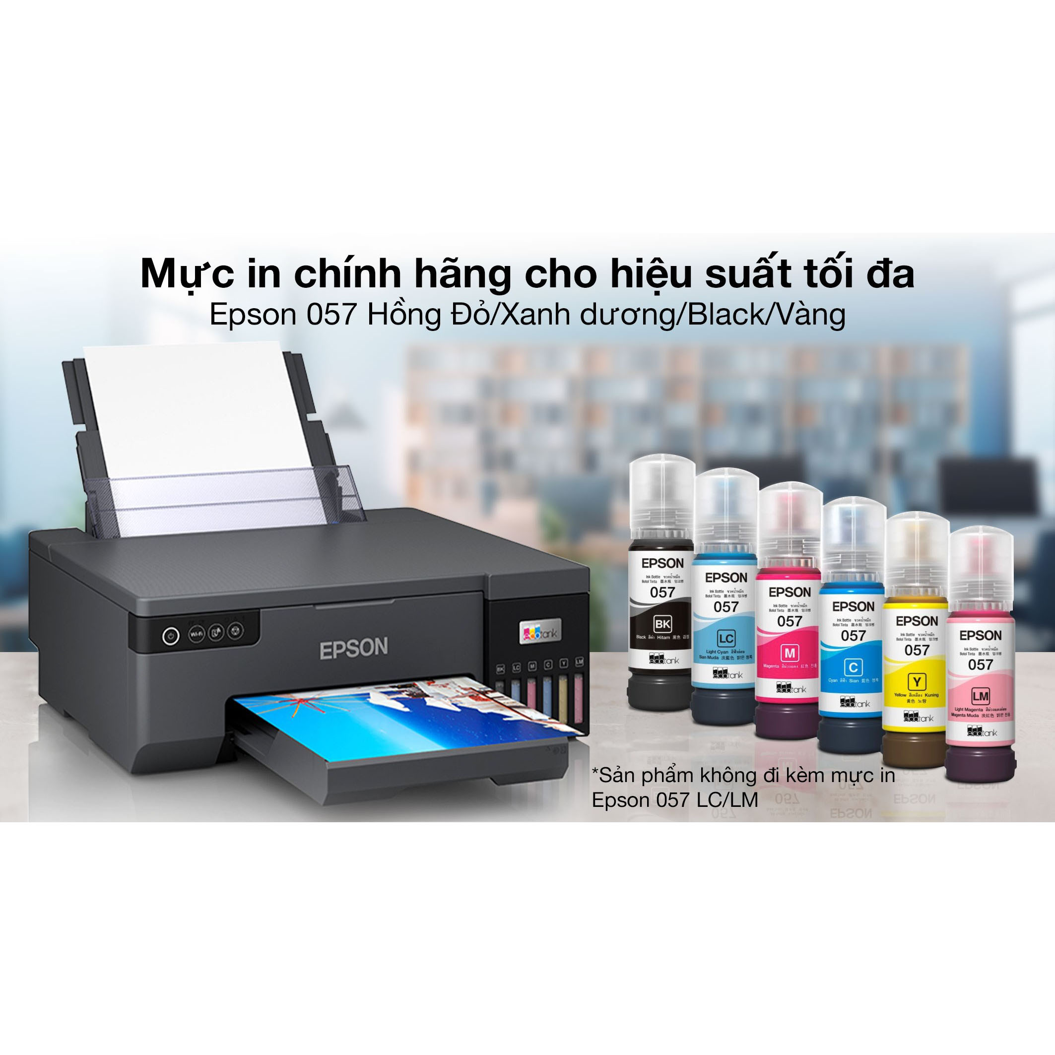 Máy In phun màu Epson L8050 Wifi - Hàng Chính Hãng