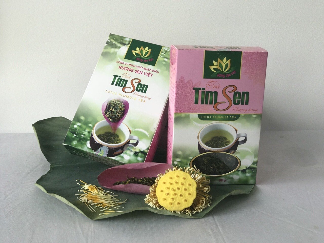 Trà Tim Sen Thượng Hạng (Sấy Lạnh) Hương Sen Việt (80g)