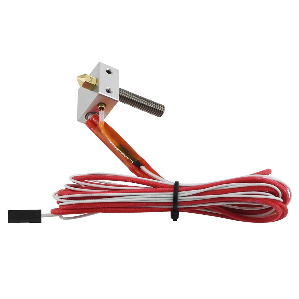 Tự Làm Hotend Bộ Vòi Phun MK8 Đùn Họng Nóng 1.75Mm/0.4Mm Đùn Nóng Khối Cho Anet A2 A8 3D Máy In Phần Đa Năng