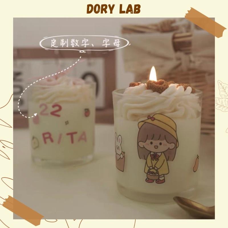 Nến Thơm Ly Phủ Kem Nhiều Mùi Hương Giúp Thư Giãn - Dory Lab