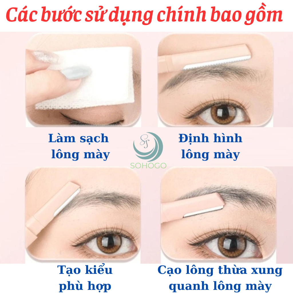BỘ 3 DAO CẠO LÔNG MÀY MINI – SIÊU GỌN &amp; AN TOÀN DAO CẠO CHÂN MÀY 3 CÂY – NHỎ GỌN, SẮC BÉN, DỄ DÙNG DAO CẠO MÀY SIÊU NHỎ – AN TOÀN CHO DA NHẠY CẢM BỘ DAO CẠO LÔNG MÀY CÓ NẮP – TIỆN DỤNG &amp; NHẸ NHÀNG