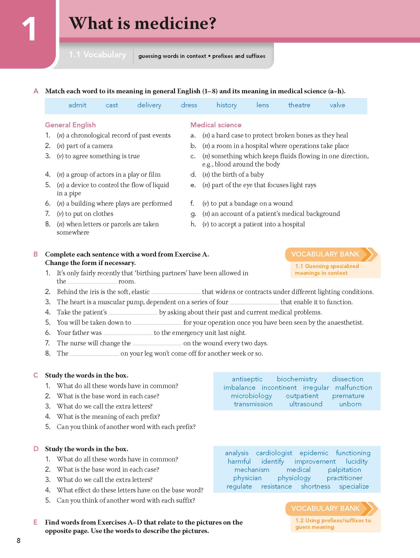 English for Medicine in Higher Education Studies - Course Book