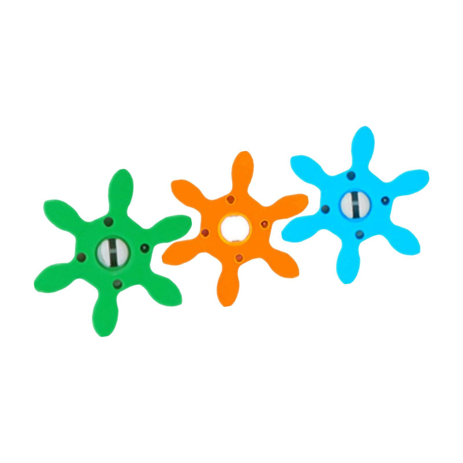 3Pcs Montessori Busy Board DIY Accessories,Gears Child Busy Board DIY Parts,Cognition Game Learning Skill Toy,Early Educational Toys