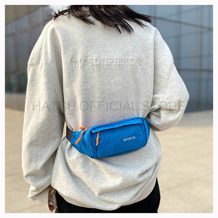 Túi đeo chéo Unisex sắc màu thời trang Hatsu SM06 Unisex Sport Mini Bag | Túi Mini đa năng vừa là túi bao tử, Túi đựng điện thoại chạy bộ, Đạp xe