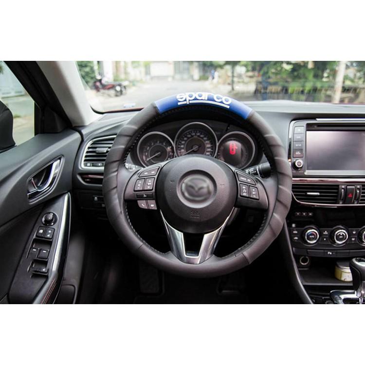 Bọc vô lăng SPARCO 1113RS - chính hãng, đầy đủ tem 7 màu, khung in chìm