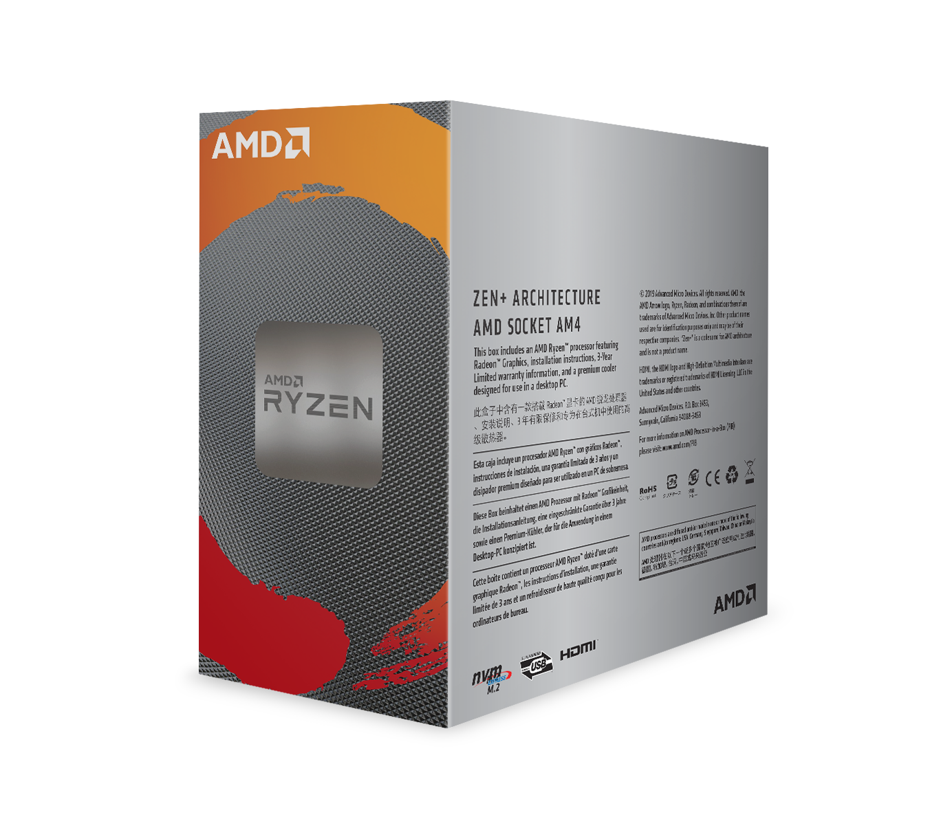 Bộ vi xử lý CPU AMD Ryzen 3 3200G - Hàng chính hãng