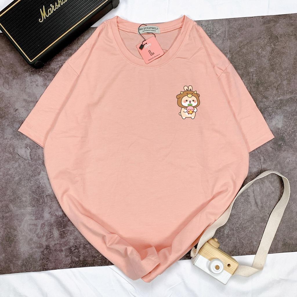 Áo thun tay ngắn Be Yourself unisex size M L XL - THỎ CẦM CÀ RỐT