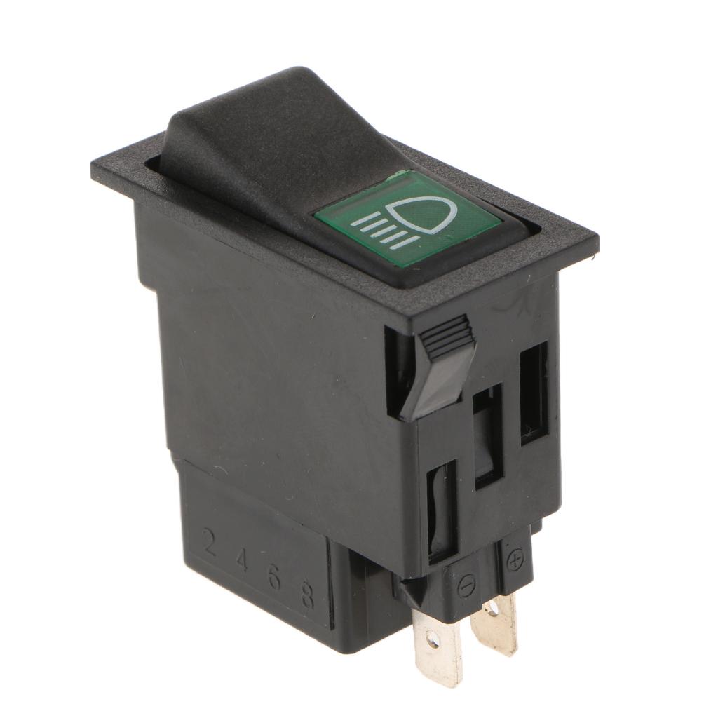 Phép Lạ Chiếu 3 2 Pin/4Pin Sương Mù Trên/Tắt Nút Nhấn Đính Đá Công Tắc cho Xe Ô Tô Xe Tải