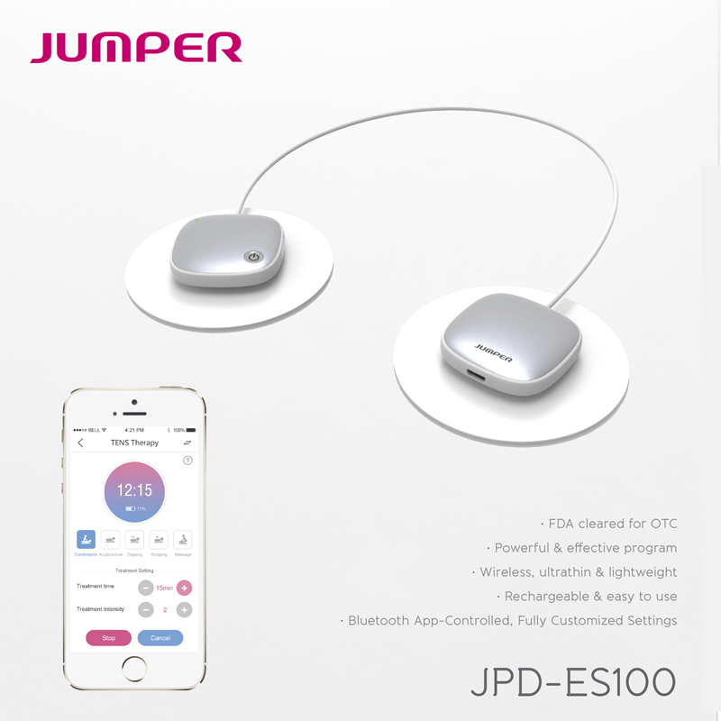 Máy massage vật lý trị liệu liệu pháp TENS Jumper JPD-ES100 (Kết nối Bluetooth + Xuất GERMANY)