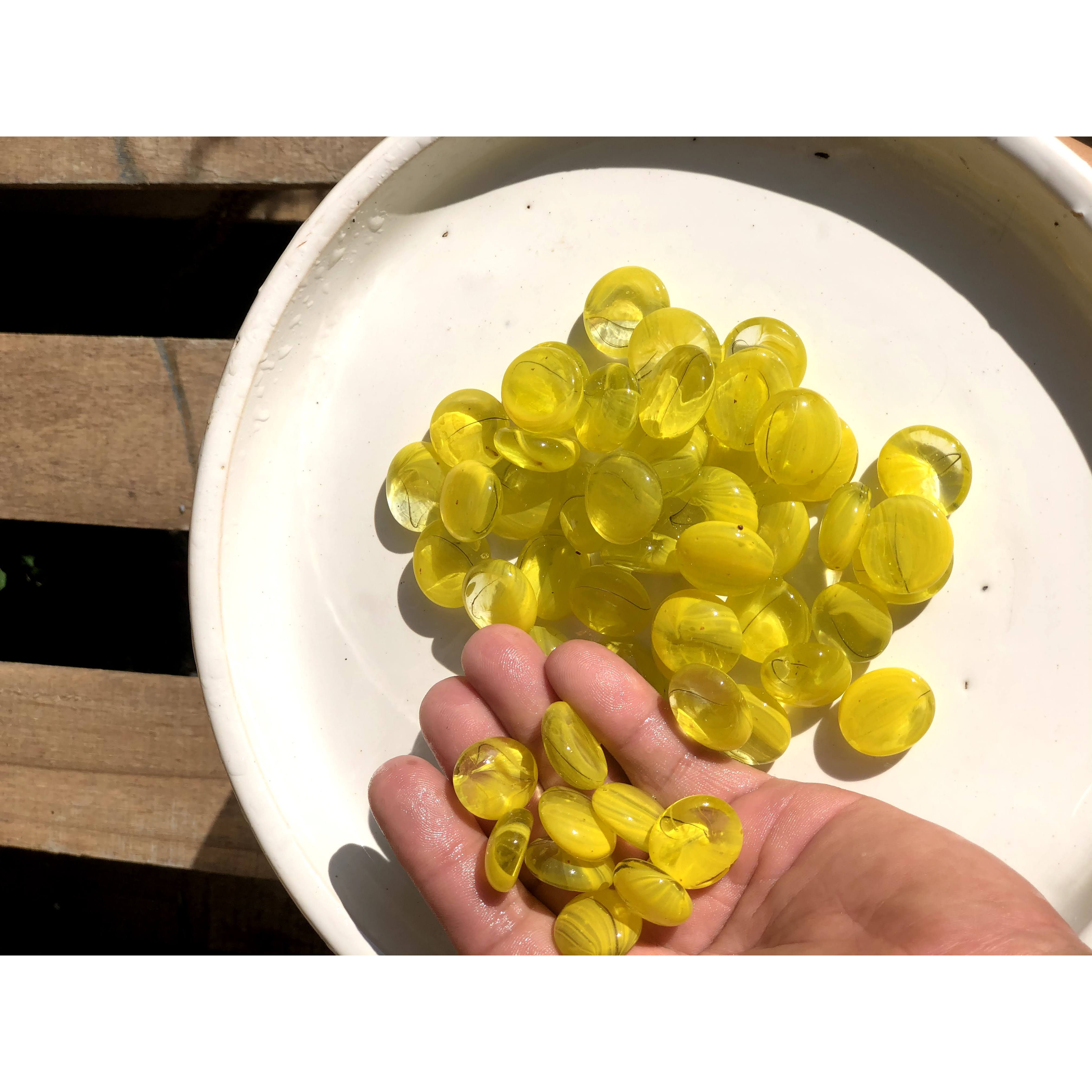 1,2 kilogam Đá thuỷ tinh trang trí cây trồng, chậu nuôi cá SS19