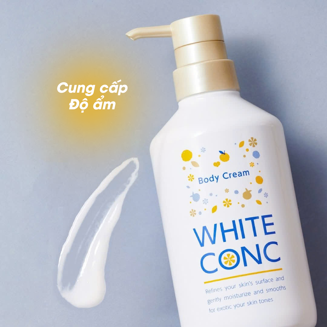 Kem Dưỡng Ẩm Và Dưỡng Trắng Da White Conc Body Cream (500G)