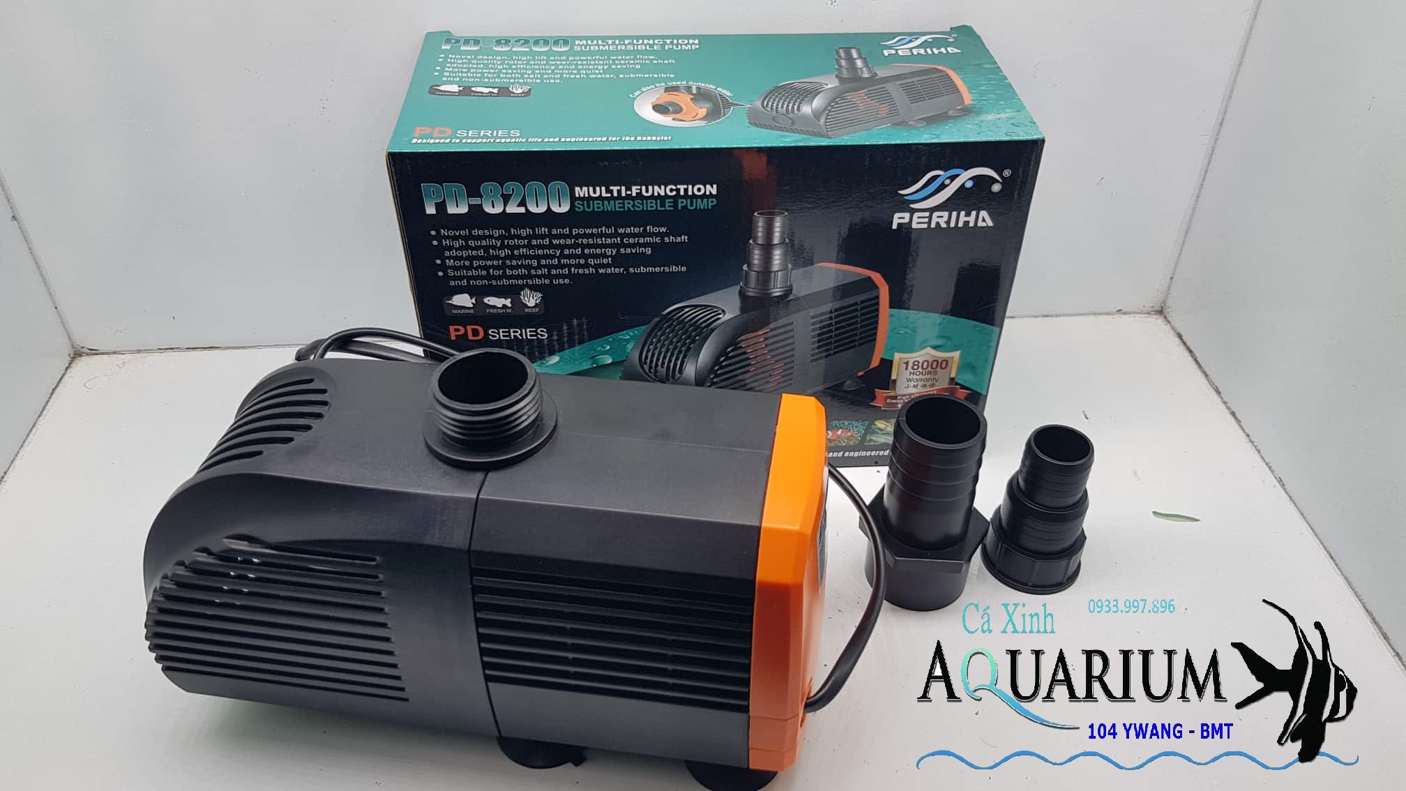 Máy bơm Periha 8200 CHO HỒ CÁ CẢNH
