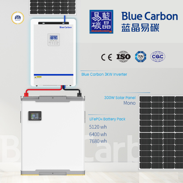 Inverter độc lập 5kw Chính hãng Blue Carbon DT5.5KSG- INV48