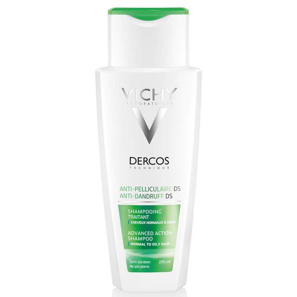 Vichy Dầu Gội Giảm Gàu Cho Da Đầu Dầu Dercos Anti Dandruff Advanced Action Shampoo 200ml