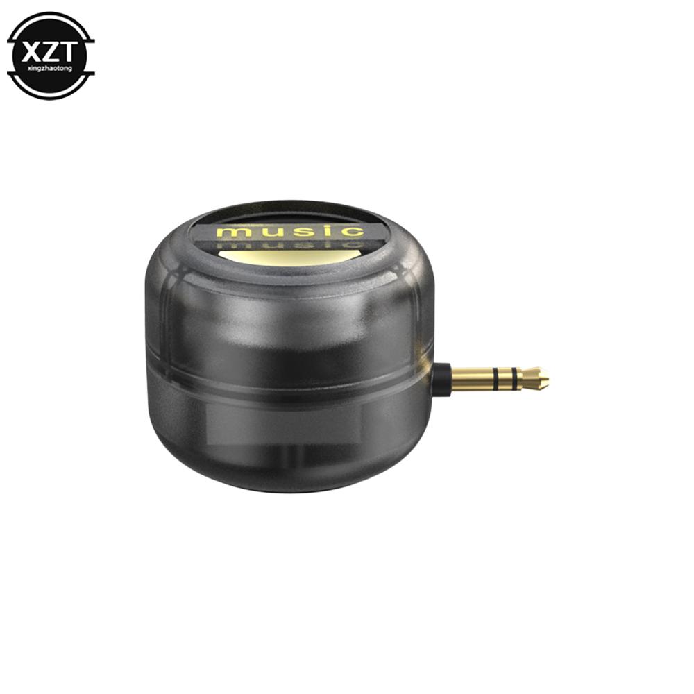Mini Music Loa Cột âm thanh Hifi Stereo Sport cho máy tính xách tay điện thoại di động di động di động loa nhỏ có thể sạc lại 3,5mm Color: B
