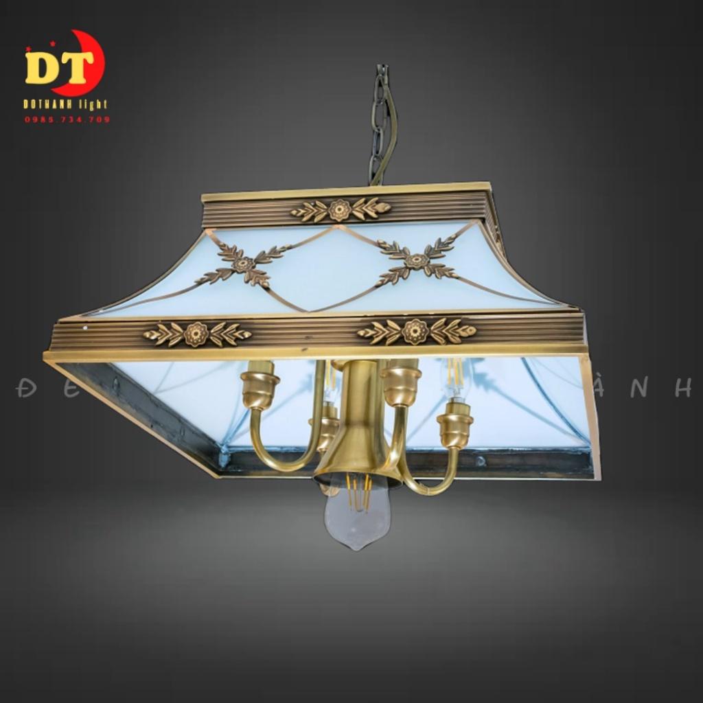 Đèn thả quán bar phong cách bắc âu cổ điển đèn thả đồng cao cấp HTLQ DTD