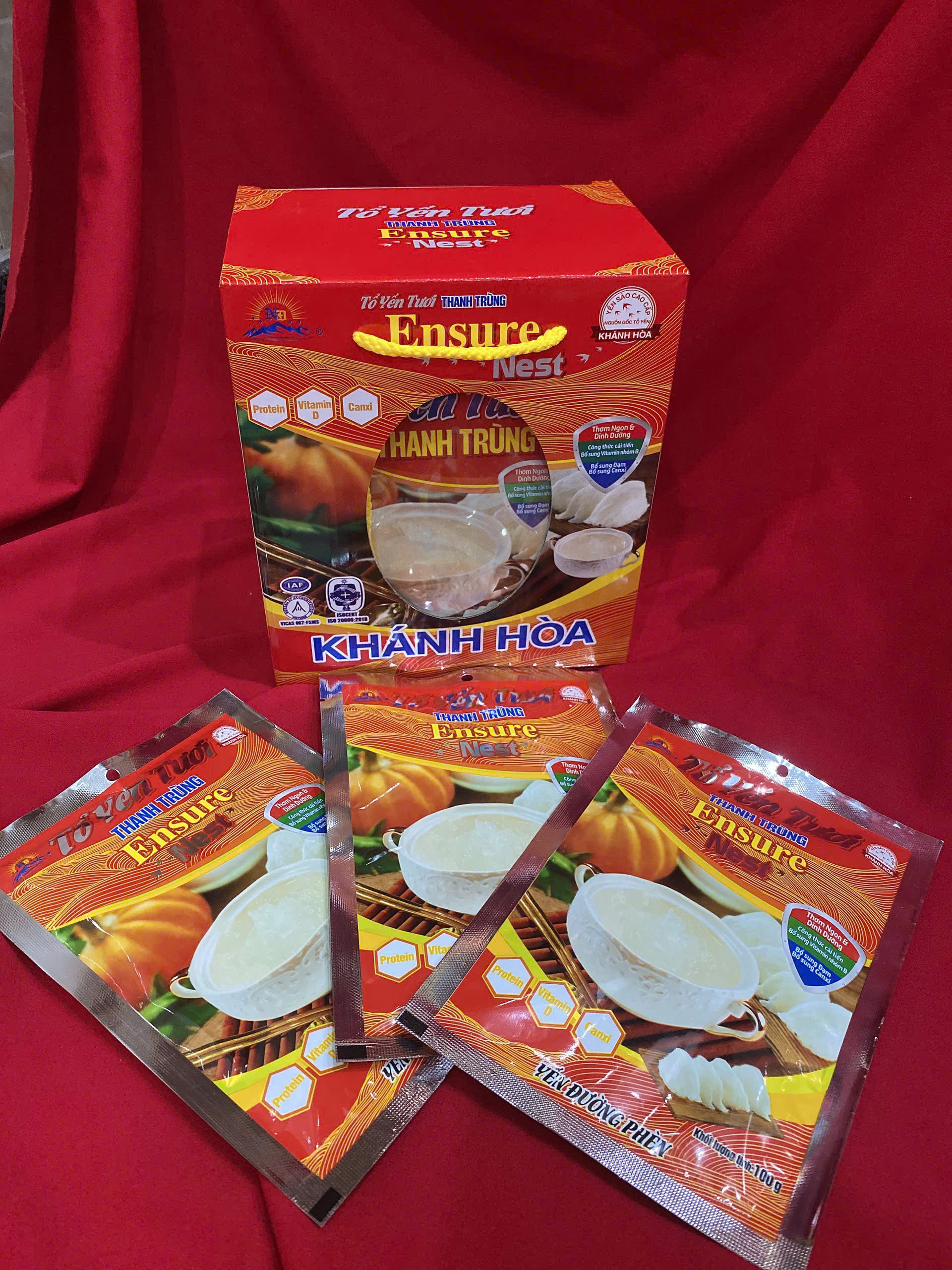 Tổ Yến Tươi Thanh Trùng Ensure Nest - 100g 350mg Yến Tươi Nguồn Gốc Yến Khánh Hoà