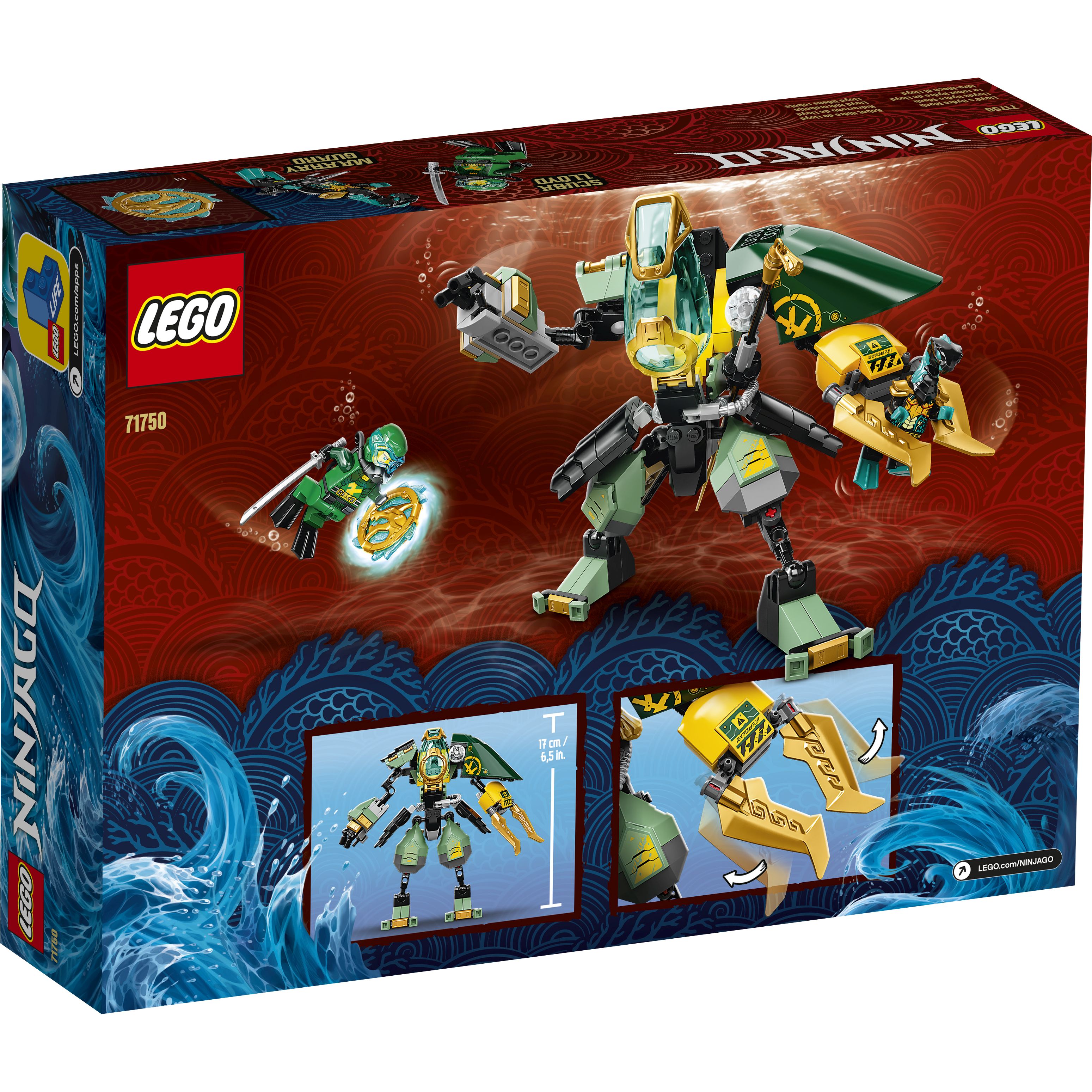 LEGO Ninjago 71750  Chiến giáp Hydro của Lloyd (228 chi tiết)