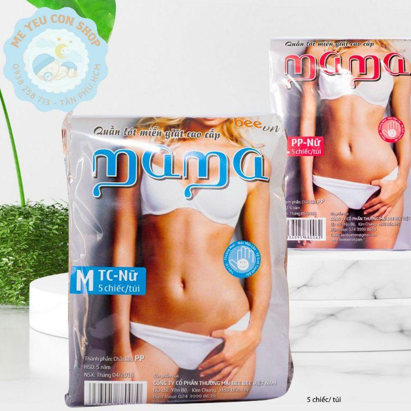 Quần lót PP/ COTTON MAMA dùng 1 lần tiện lợi cho mẹ đi sinh hoặc đi du lịch