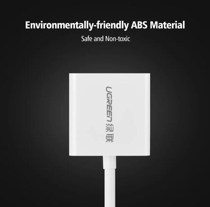 Ugreen UG1040210402TK 15CM Màu Trắng Cáp chuyển đổi Mini DP sang DVI 24 + 5 - HÀNG CHÍNH HÃNG