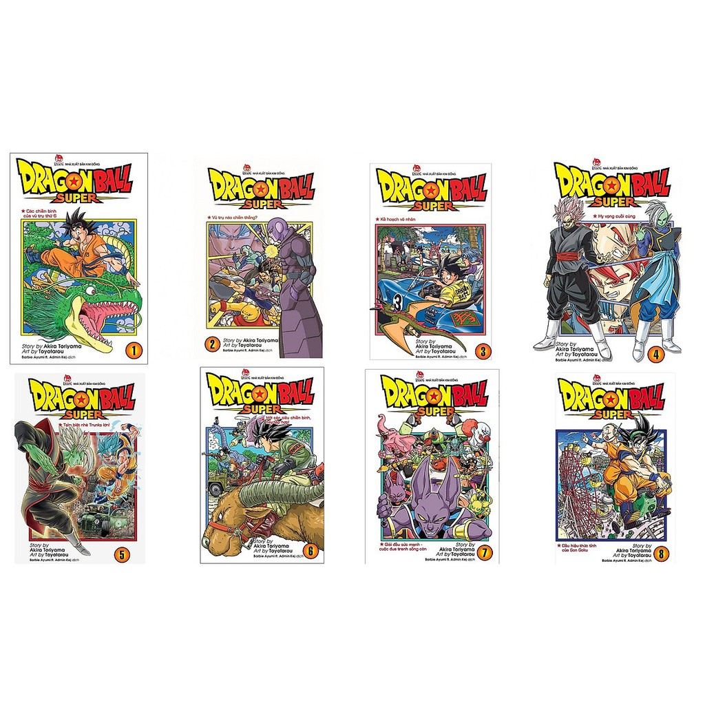 Truyện tranh - Bộ 18 cuốn Dragon Ball Super - Kim Đồng