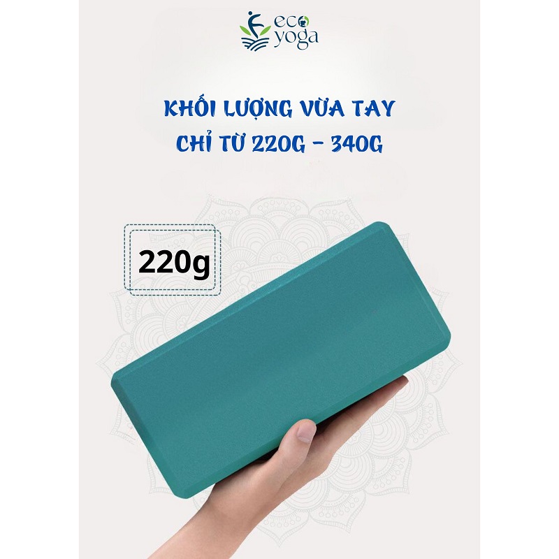 Gạch Tập Yoga In Hoa Madala 240g và 340g Chất Liệu EVA An Toàn , Bảo Vệ Sức Khỏe Của Bạn Khi Tập Luyện