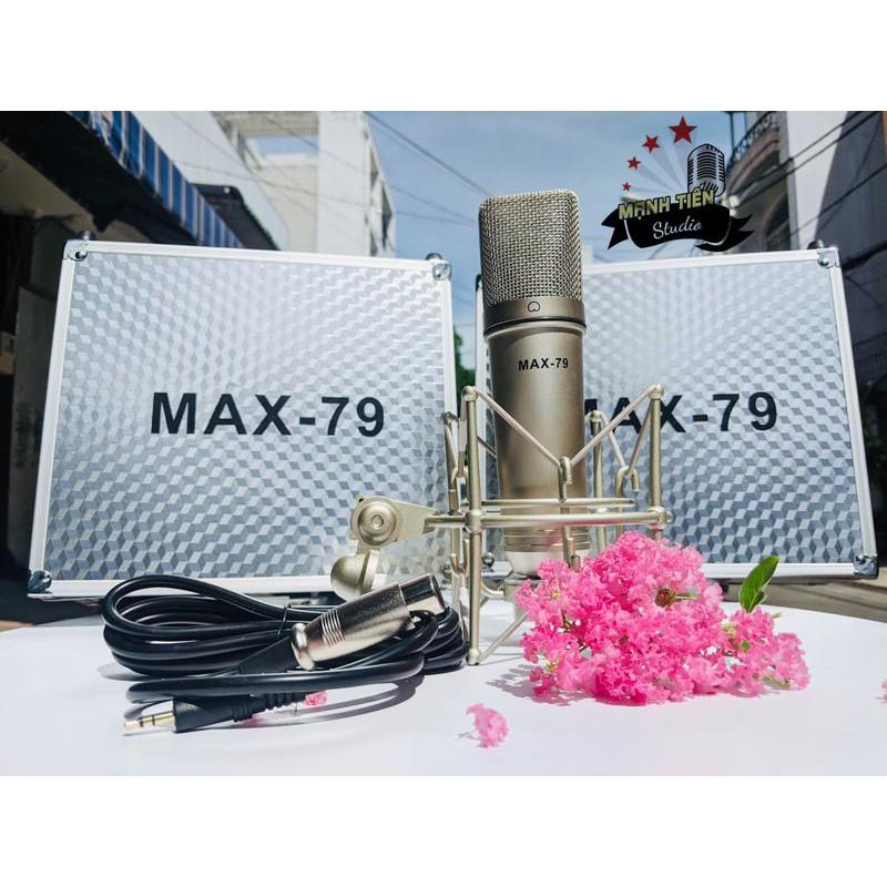 Combo livestream thu âm hát kraoke chuyên nghiệp mixer Max99 kết hợp cùng Micro Max 79 đỉnh cao