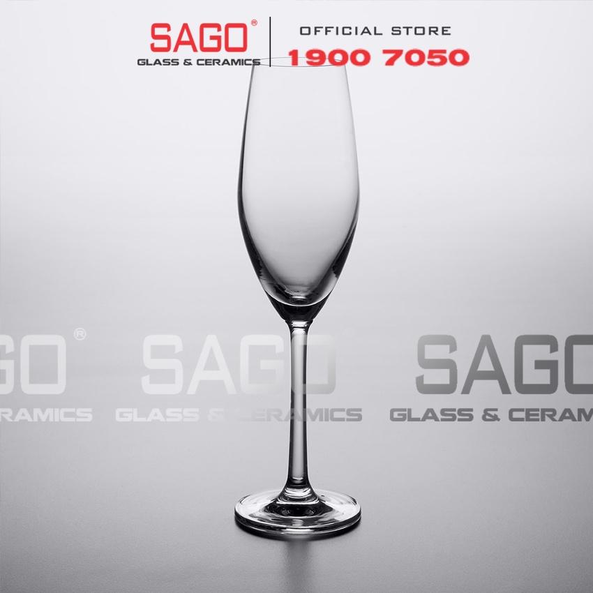 Ly Thủy Tinh Ocean Santé Flute champagne 210ml | 1026F07 , Nhập Khẩu Thái Lan
