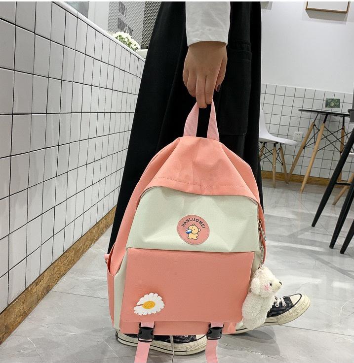Balo nữ du lịch đi học thời trang hoa cúc cute đẹp BL31 cá tính lịch lãm