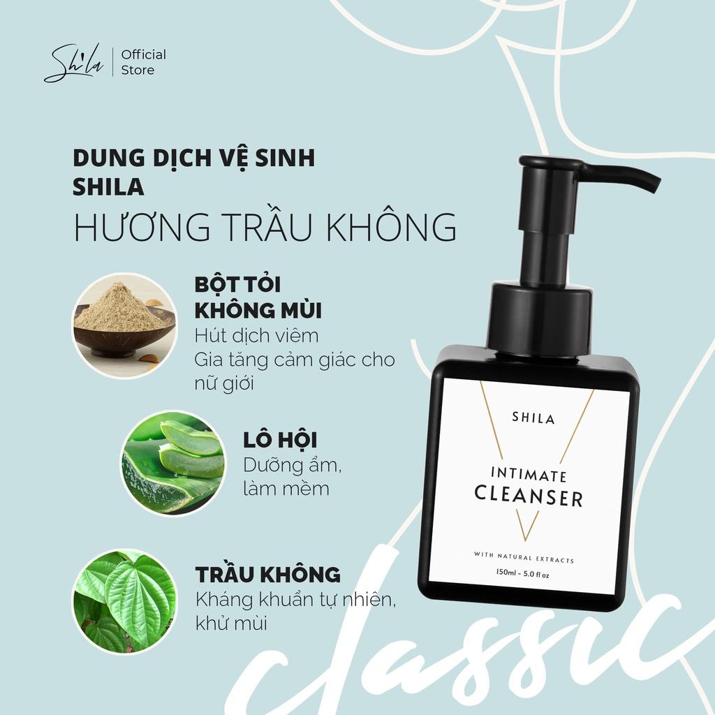 Combo dung dịch vệ sinh Shila và tinh chất phục hồi Shila (Shila Intimate Cleanser, Shila Serum Pinky/Glowy