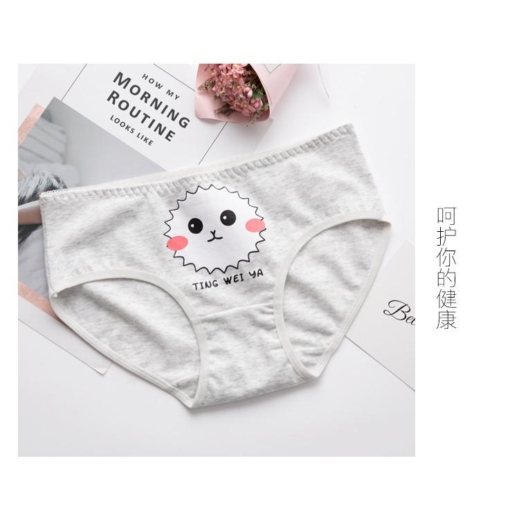 Quần Lót Nữ Cotton Kháng Khuẩn Hình Thỏ Xuất Hàn Hàng Loại Đẹp.