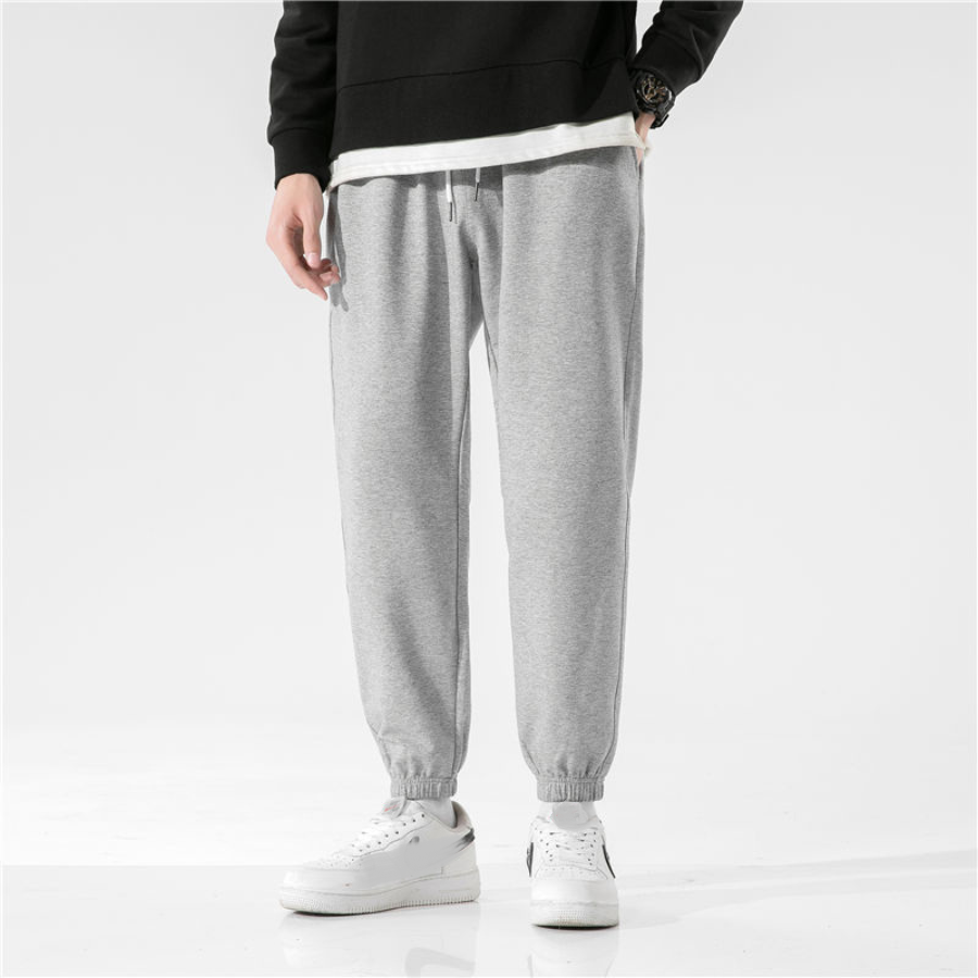 Quần jogger BÓ CHUN unisex MonsterX thể thao nam nữ nỉ cao cấp nỉ bông bigsize thu đông basic pants ulzzang