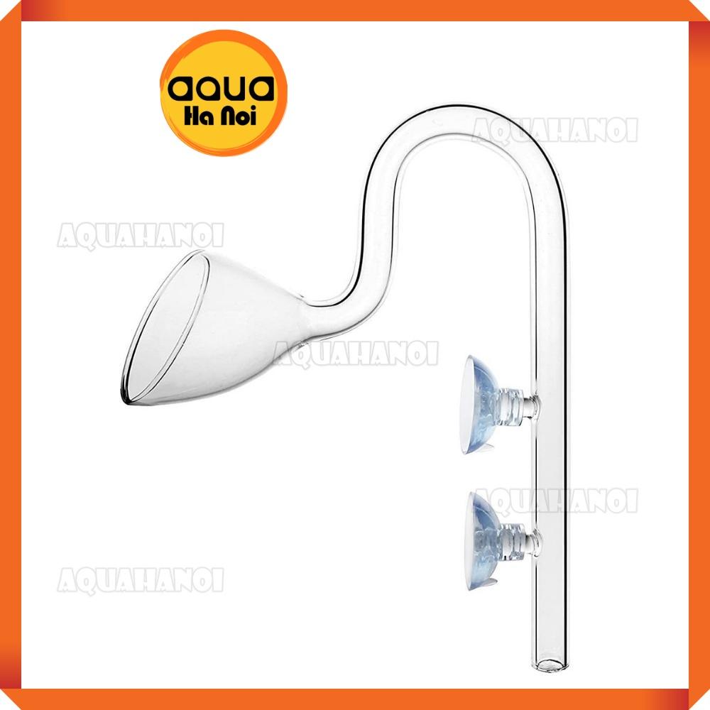 Combo In thường + Out miệng loe - Thủy tinh trong suốt - Phi 12mm/16mm - In Out lọc thùng bể cá thủy sinh