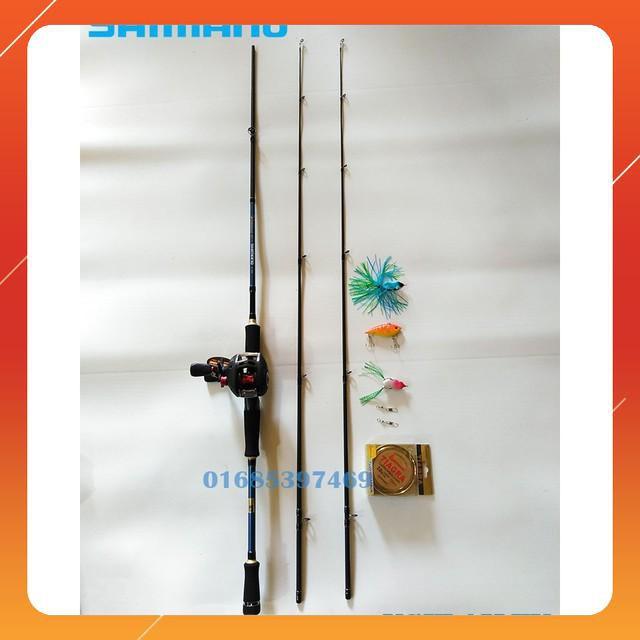 Bộ Cần Câu Lure Máy Ngang Shimano 1m8- 2m1- 2m4