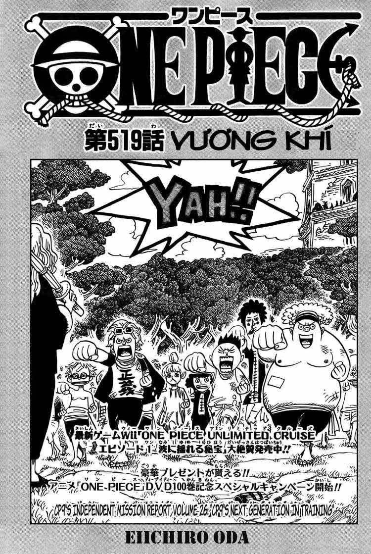 đảo hải tặc - one piece chapter 519 1