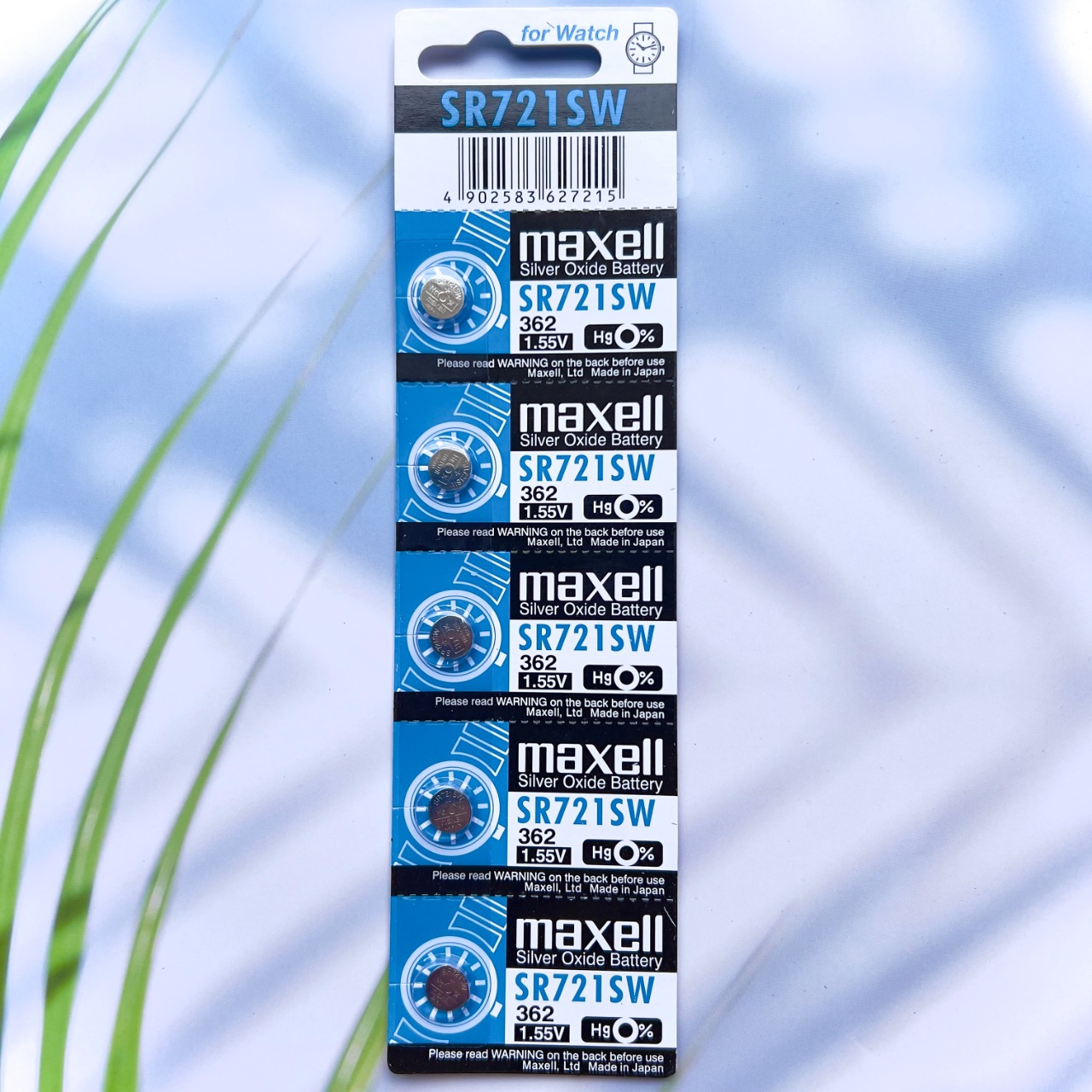 Pin Đồng Hồ Maxell Nhiều Kích cỡ Vỉ 5 viên