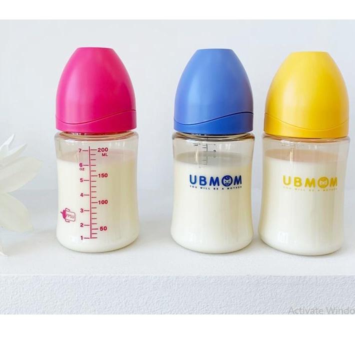 Bình sữa UBMOM nhựa PPSU 200ml