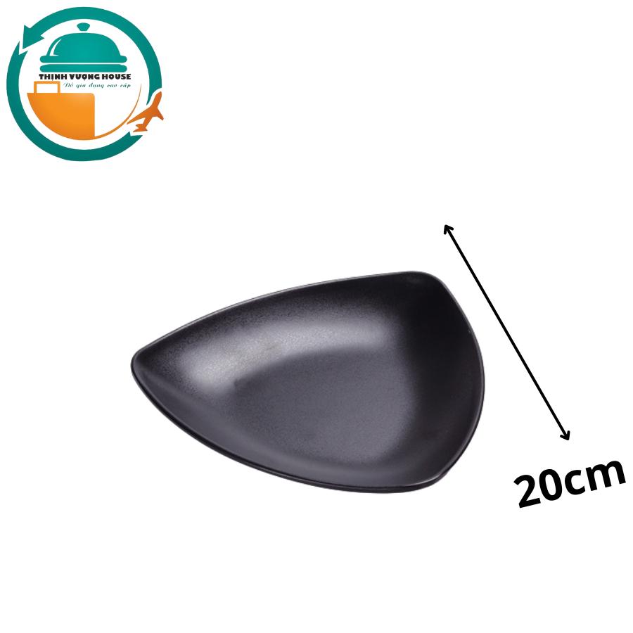 Đĩa tam giác 100% nhựa melamine giá rẻ