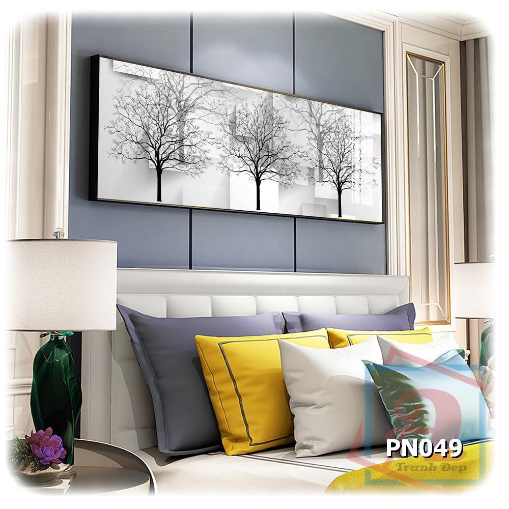 Tranh canvas khổ lớn trang trí phòng ngủ - PN049