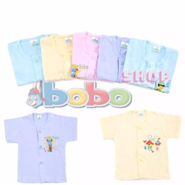Set 10 Áo Sơ Sinh Tay Ngắn Màu Cúc Cho Bé Từ 2-20kg